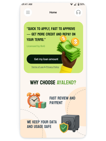 AyaLend App Mockup